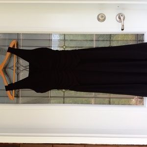 Frank Lyman Design Gorgeous Black Party Evening Midi Dress Size 8 US Excel. Cond